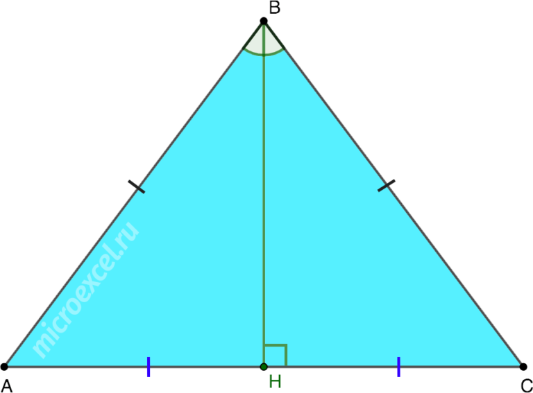 Равнобедренный треугольник фото