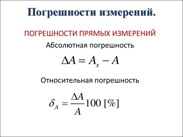 Абсолютная и относительная погрешность презентация